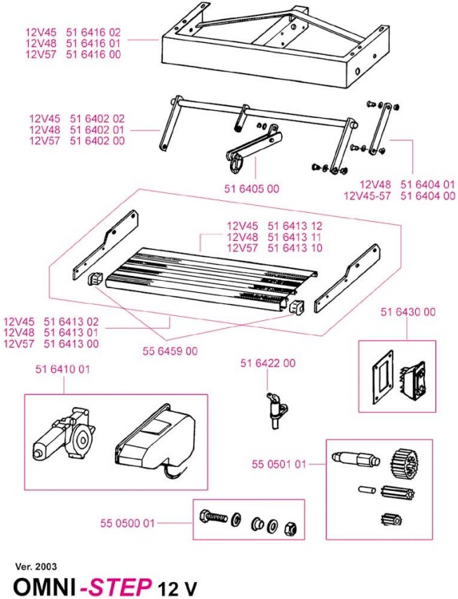 Omni-Step 12V stalen versie 2003