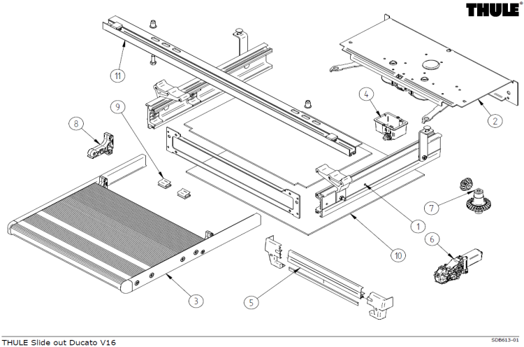 Thule Slide out Ducato v16