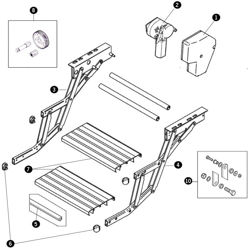 Onderdelen Thule-Omni Double Step Onderdelen Thule-Omni Double Step