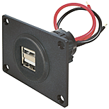 Power USB 12V -5V 5A met montageplaat